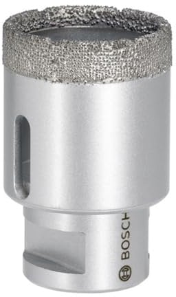 Bosch 1x PRO Multi Material Diamanttrockenbohrkronen für 22,23‑mm-Bohrung und kleine Winkelschleifer (für Fliesen, Harte Fliesen, Ø 27 mm, Professional Zubehör Kleiner Winkelschleifer)