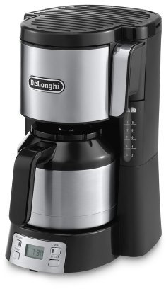 DeLonghi ICM 15750 Filterkaffeemaschine 23320, 220-240V, 50/60Hz, 1000W, schwarz