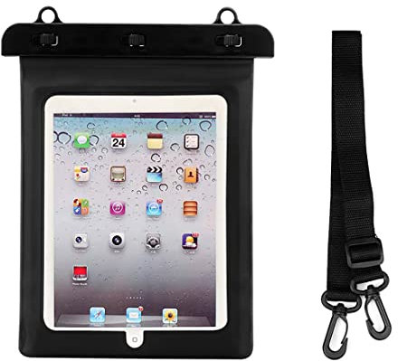 NOVAGO Housse étanche pour tablettes jusqu'à 10'' iPad,Galaxy Tab S - Certifiée Norme IPX8 jusqu'à 10 mètres, Fabrication Solide et Durable (9.7'')