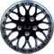 AUTO-STYLE Satz Radzierblenden Missouri 16-Zoll Chrom/Schwarz