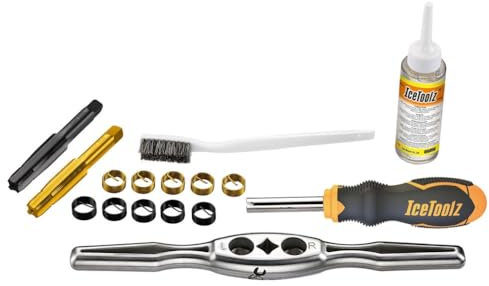 IceToolz Xpert Pedal Threads Repair Kit, Silber, M