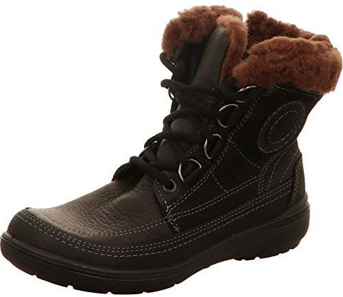 Jomos Damen Schnürstiefel 806501 442 000 echt Leder schwarz 36 EU