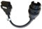 vhbw OBD2 Adapterkabel On-Board-Diagnose Stecker 38Pin-OBD1 auf 16Pin-OBD2 kompatibel mit Mercedes Benz Fahrzeug, Diagnosegeräte 40cm