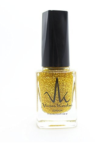 Vivien Kondor Nail Polish in Gold Glitter