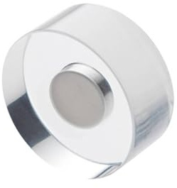 magnetoplan 1680030 Design Magnete, weitere Größen auswählbar Haftkraft circa 3 kg, Durchmesser 30 x 13 mm, acryl/transparent