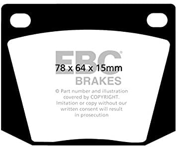 EBC Brakes DP4169R Yellow stuff Brake Pads