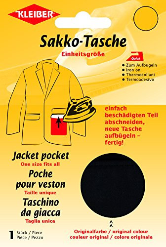 Kleiber + Co.GmbH Sakko-Tasche, 17 cm x 10,5 cm, schwarz