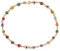 Bling Jewelry Protection Amulette Turque Breloque Multicolore Bracelet De Cheville Pour Femmes Plaqué Or Rose .925 Argent Sterling 10 Pouces