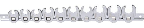 Ks Tools 913.3800 - Jeu de 10 Clés QFC - 3/8'' - En Chrome Vanadium - Finition Satinée