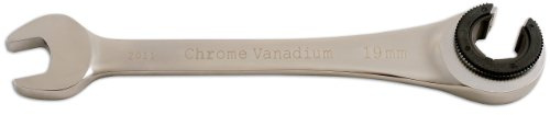 Laser 4905 Ratchet Flare Nut Wrench 19mm