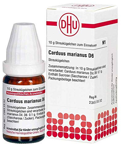 DHU Carduus marianus D6 Streukügelchen, 10 g Globuli