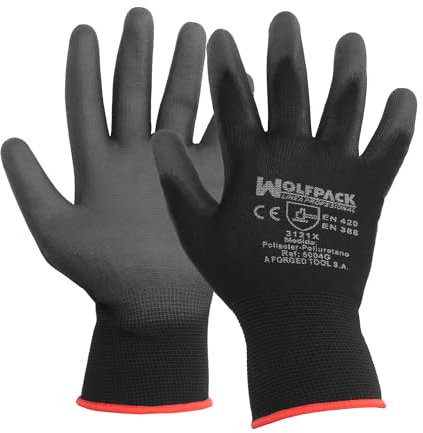 Wolfpack 15031046 – Handschuh aus Polyurethan/Nylon Seattle Target, 9