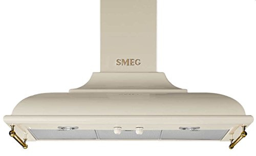 Smeg KC19POE Dunstabzugshaube/Dunstabzugshaube/Pyramide/Breite 90 cm/Maximaler Luftdurchsatz (in m3/h): 788, Geräuschpegel mini/maxi, dBA: 50/70
