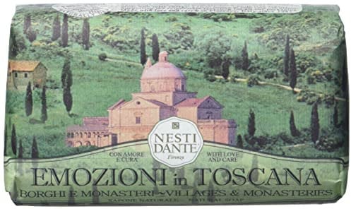 Nesti Dante Seife Emozione (Duft Weihrauch, feste Seife, Handseife aus natürlichen Inhaltsstoffen, 250 g) 664401