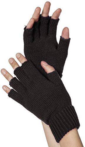 WILBERS & WILBERS 51040 - Gestrickte fingerlose Handschuhe, Kostümaccessoire für Karneval, Mottopartys, Halloween