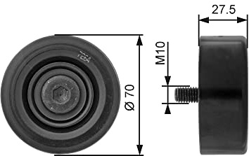 GATES DriveAlign Tensioner T36206
