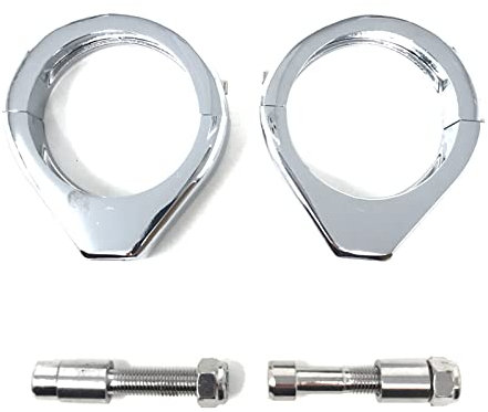 Alchemy Parts Motorrad Chrom Blinker/Blinker Austausch Klammergabel Klammern 39mm