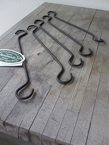 Deko-Impression 5 Praktische Verlängerungshaken (5er Set), Eisenhaken, S-Haken, 28 cm