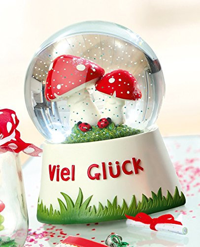 Schüttelkugel Schneekugel Viel Glück