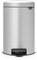 Brabantia 113680 Treteimer mit Inneneimer aus Kunststoff, stahl, Metallic Grey, 12 Liter