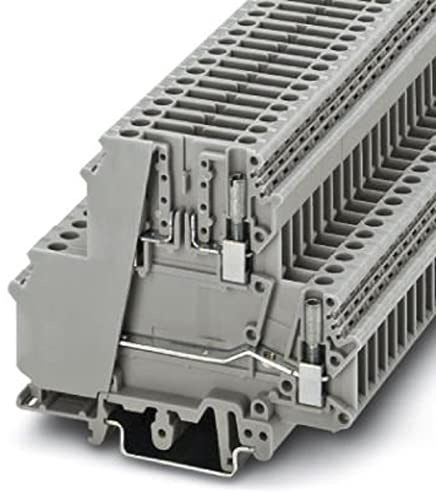 Phoenix Contact UKK 5-TG Reihenklemme Zweifach Grau, 400 V / 26A, Schraubanschluss, Packung a 5 Stück