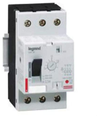 Legrand LEG02809 Disjoncteur moteur magneto-thermique tripolaire 10 A thermique 6,3 à 10 A