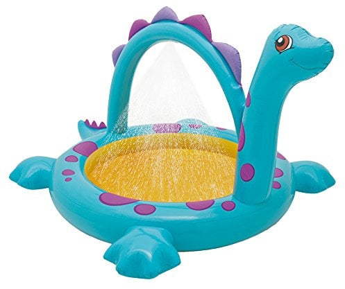 Intex - Piscina Hinchable, 229 x 165 x 117 cm, 170 l, diseño dinosauro (57437NP)