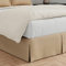 Bed Maker's Heben Sie nie Ihre Matratze um den Bettrock an, klassischer Stil, pflegeleichter, knitterfreier Stoff, traditionelle 35,6 cm Länge, Queensize-Bett, Mokka