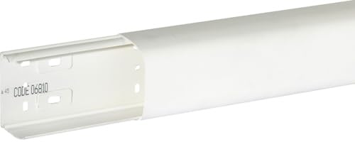 BOCCHIOTTI CND6550WE (06810) - canala per CoNDizionamento 65x50mm White Everest completa di coperchio - PREZZO AL METRO, BARRA INDIVISIBILE DI 2 METRI=8,82€,MINIMO ORDINE QUANTITA' 2 O SUOI MULTIPLI
