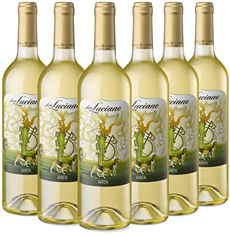Don Luciano Airén - Vino Blanco D.O. La Mancha - Caja de 6 Botellas x 750 ml