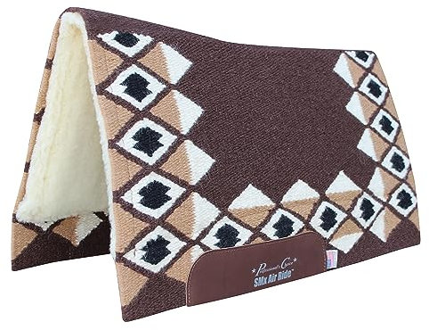 Professional's Choice Comfort-Fit SMX Air Ride Pad: Quest | Absorbs Shock & Improves Saddle Fit | Chocolate/Tan