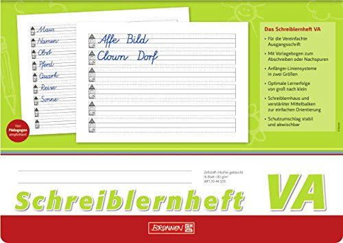 Schreiblernheft/Schulheft LINEATUR VA (Din A4-16 Blatt/quer)