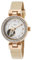 Rotary Damen Skeleton Automatik Uhr aus Gold mit Lederarmband LS004/A/18