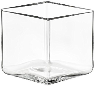 Iittala 1015577 Ruutu Vase, 115 x 80 mm, clear by Iittala
