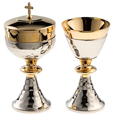 Holyart Calice e Pisside Fodera Argento, Pisside