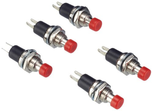 Viessmann 68301 - Moment-Taster, rot, 5 Stück