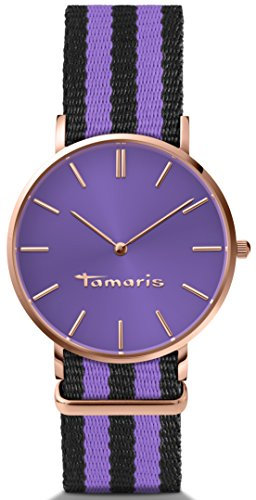 Tamaris - B0126519- Montre Femme - Quartz - Analogique - Bracelet Textile multicolore