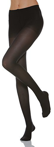 Relaxsan Mikrofasern 880M (Schwarz 5/XXL) Kompressionsstrumpfhose Damen 18-22 mmHg, Stützstrümpfe 140 Den