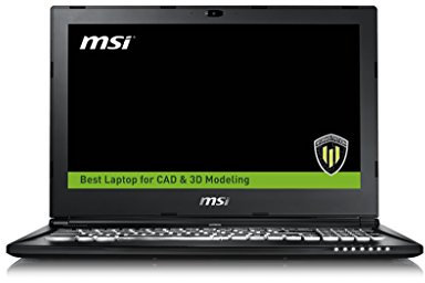 MSI 0016H8-SKU1501 39,6 cm (15,6 Zoll) Laptop (Intel Xeon E3-1505M, 16GB RAM, 1152GB HDD+SSD, Win 10 Pro) schwarz/grau