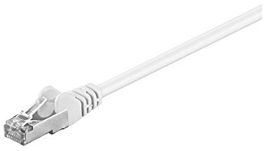 Goobay 93491 CAT 5e Patch Cable, F/UTP, White, 1m Length