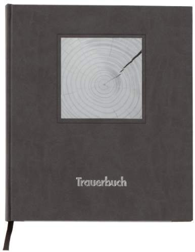 Kondolenzbuch 288 Seiten Kunstleder Schwarz Liefermenge = 1