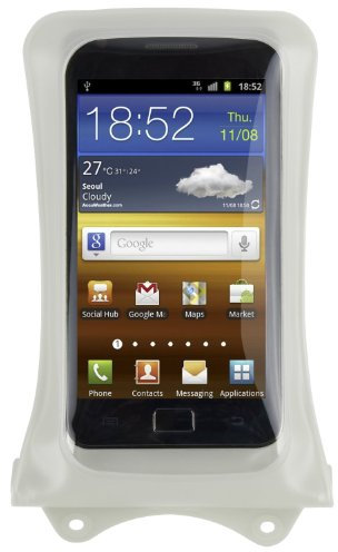 DiCAPac WP-C1 wasserdichtes Smartphone Case für viele Smartphones wie Apple iPhone 6 / BlackBerry/HTC Wildfire/Hero/Droid/Google Nexus One/Samsung Galaxy + viele Andere