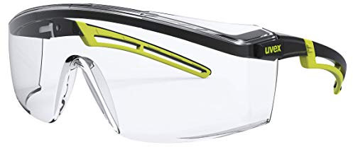 Uvex Astrospec 2.0 Schutzbrille - Supravision Excellence - Transp./Schwarz-Lime