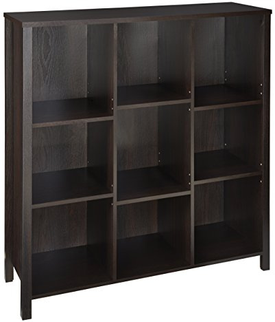 ClosetMaid BR & Name Internal 16058 Premium Adjustable 9-Cube Organizer, Black Walnut