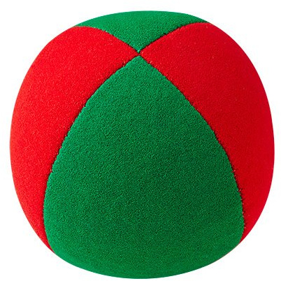 Henrys J05100-D16 Beanbag, rot-grün
