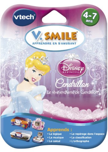 VTech - Cartouche de jeu V.Smile : Le rêve enchanté de Cendrillon