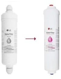 Hydro+ H10PA Filtre à eau original pour réfrigérateur Convient à DA29-10105J,WSF100, LG 3650JD8050A, LG 3890JC2990A, LG 5231JA2010B, 5231JA2012A, Samsung, LG, General Electric, Bosch, Daewoo, Neff, Siemens