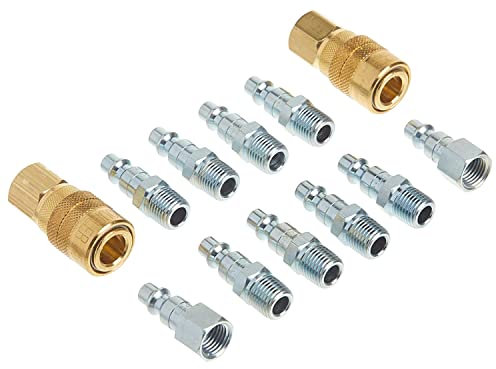 Milton s-210 1/10,2 cm NPT M Style Kupplung und Stecker-Set – 12 Stück