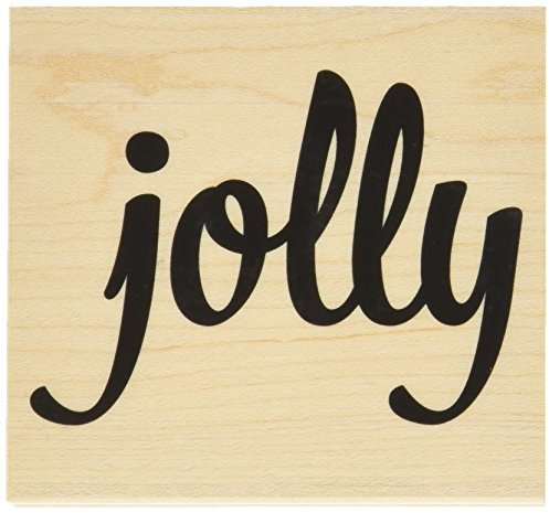 Hero Arts Holz montiert Stempel 3,5 x 3.25-inch-Bold Jolly