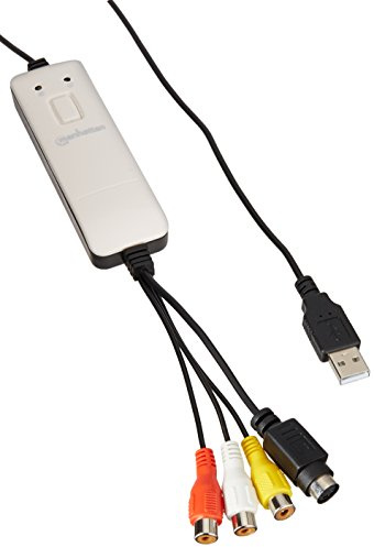 MANHATTAN USB Audio/Video Grabber (Capture/Edit/Convert Audio and Video with One Touch)